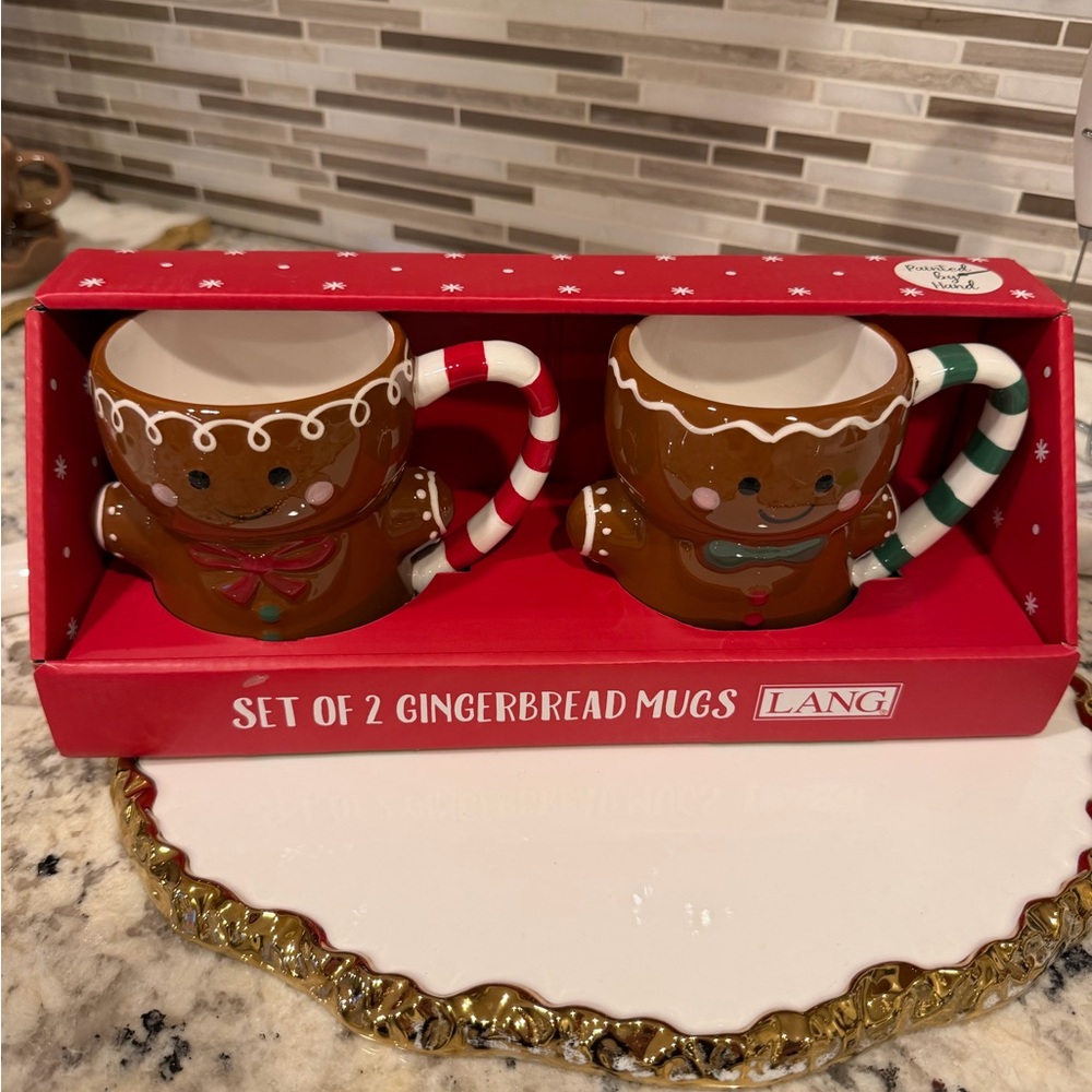Lang Gingerbread Mugs Set of 2